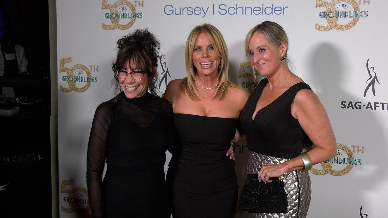 Mindy Sterling, Cheryl Hines, Annie Sertich attend The Groundlings' 50th Anniversary celebration red carpet event
