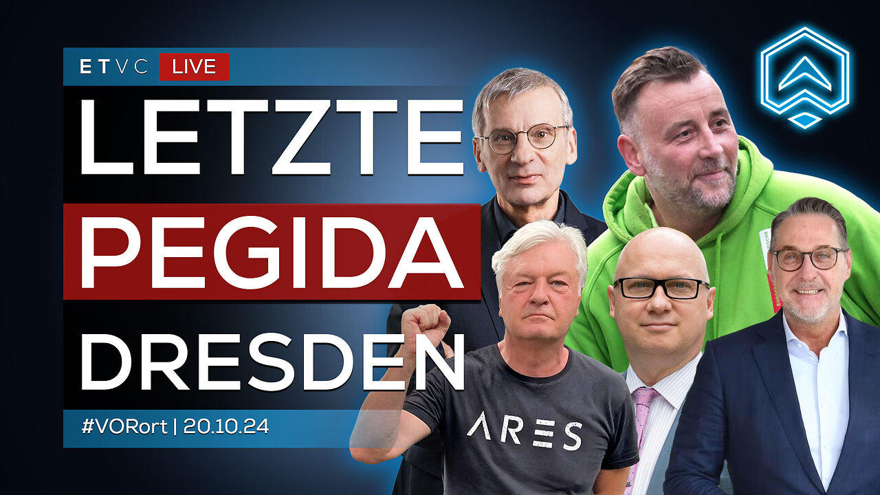 🟥 LIVE | Letzte PEGIDA aus DRESDEN | 20.10.24 | #VorORT