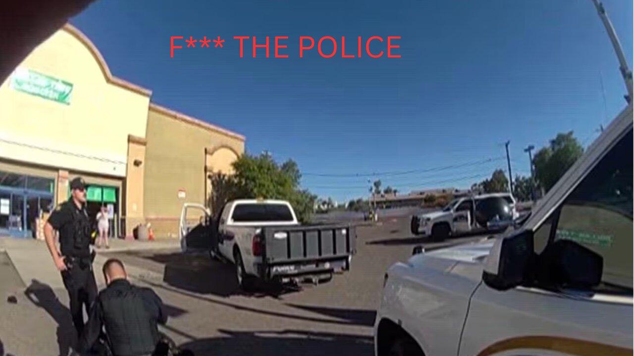 Arizona Police assault a handicapped black mae