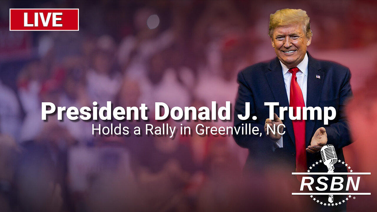 LIVE: President Trump Holds a Rally in Greenville, NC - 10/21/24