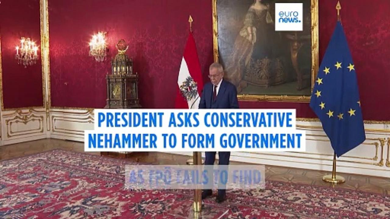 Austrian president asks conservative Nehammer to form government as FPÖ fails to find partners