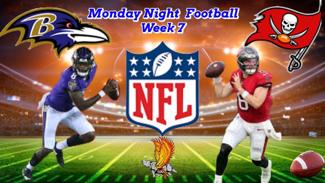 Baltimore Ravens Vs Tampa Bay Buccaneers: NFL MNF Week 7 Watch Party and Play by Play