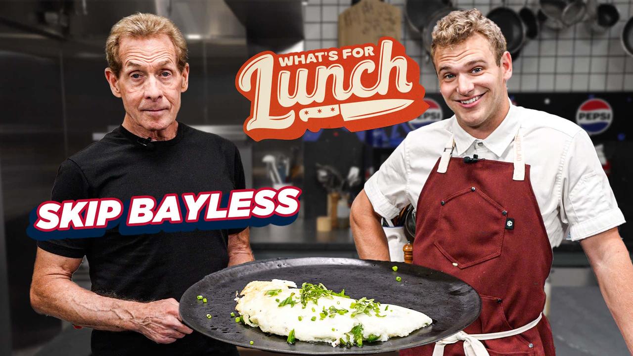 Cooking an Egg White Omelet With Skip Bayless