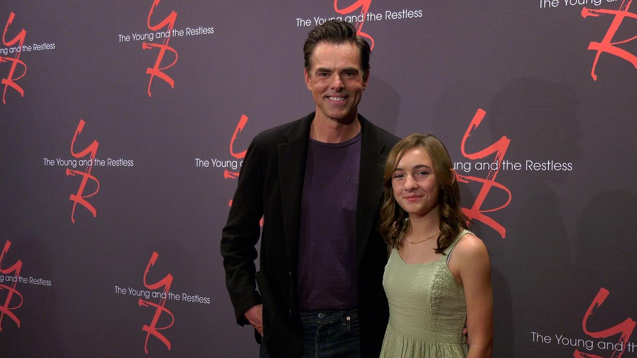 Jason Thompson and Sienna Mercuri 'The Young and the Restless' 13k Celebration Red Carpet