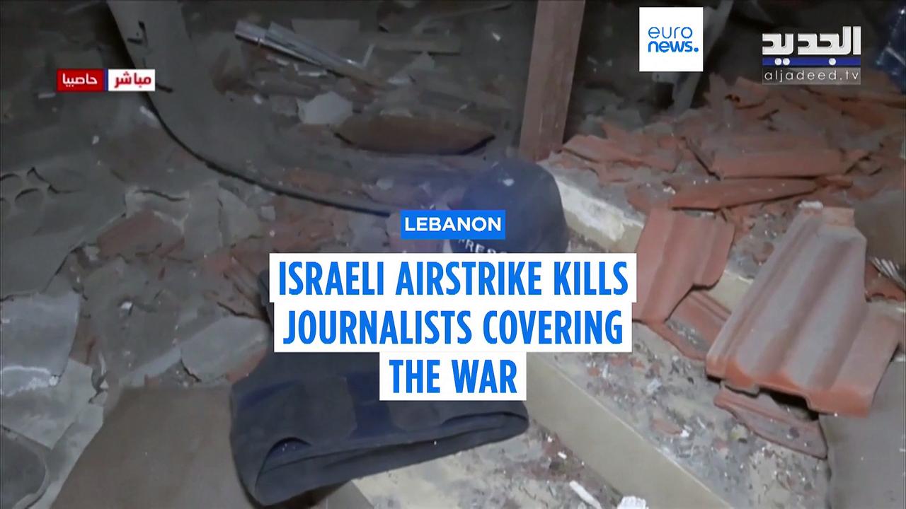 Israeli airstrike killed journalists covering the war in Lebanon as they slept