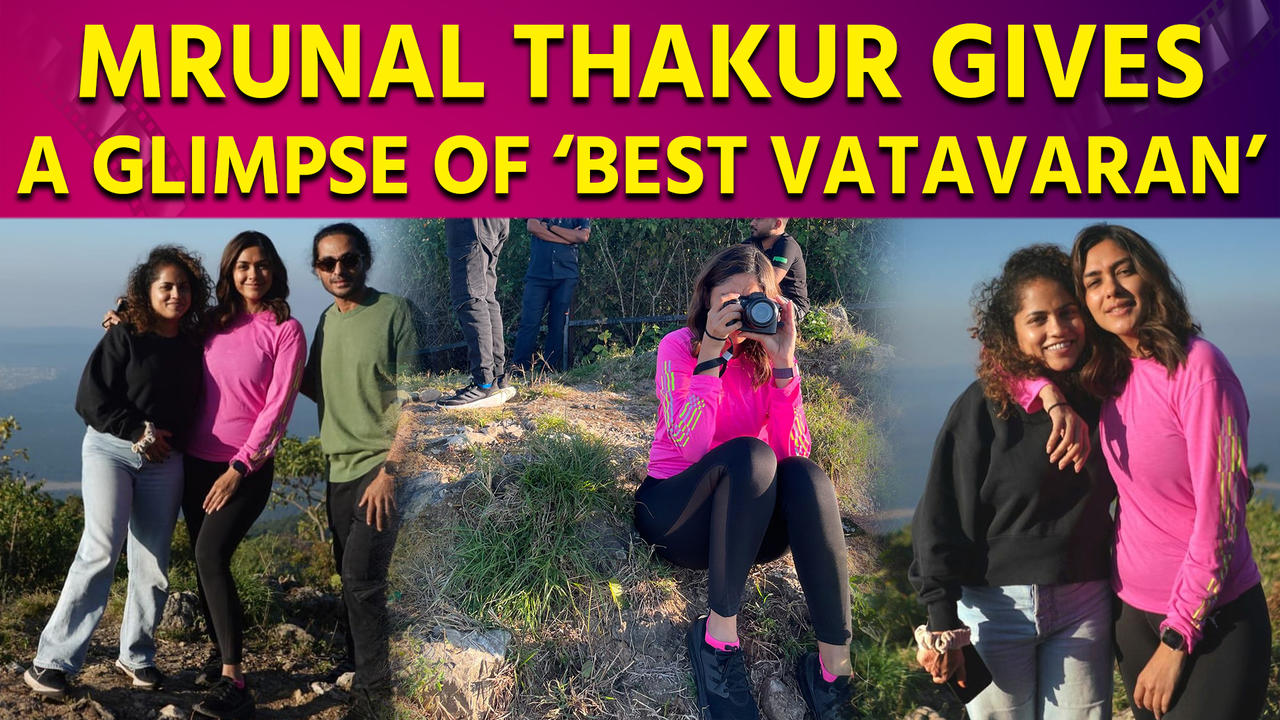 Mrunal Thakur gives a glimpse of ‘best vatavaran’ in Rishikesh