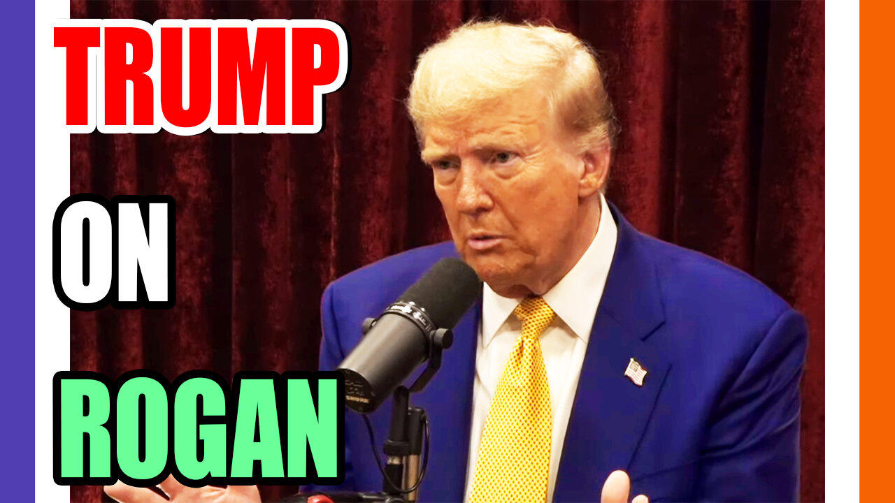 🔴LIVE: Donald Trump On Joe Rogan's Podcast 🟠⚪🟣