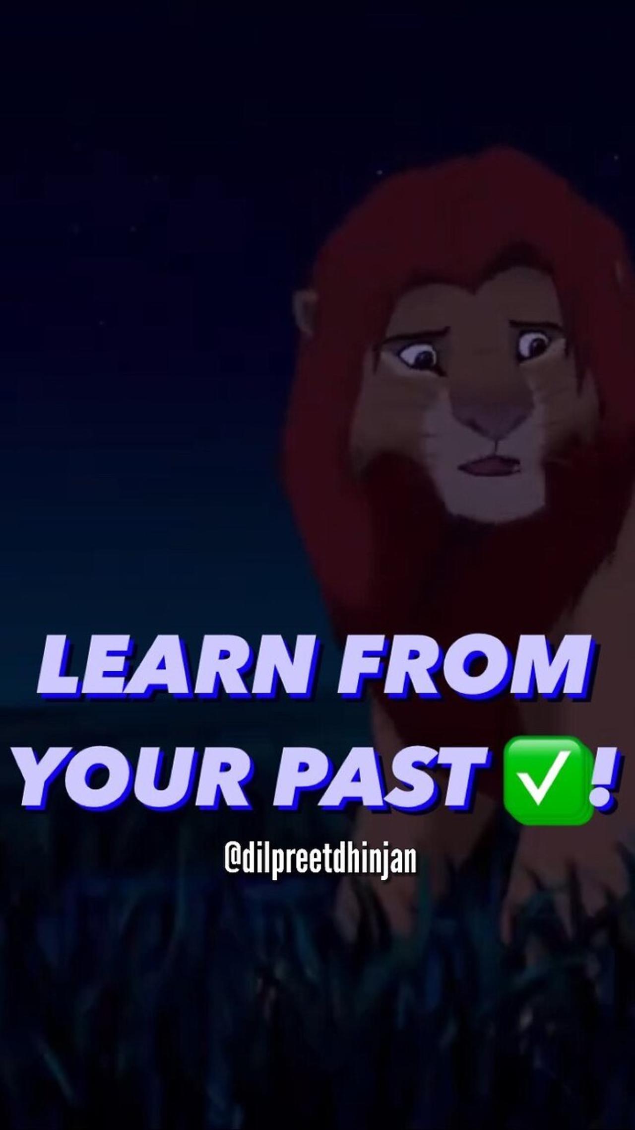 Learn From Your PAST ✅