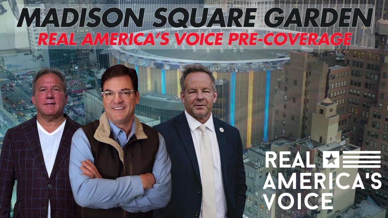 LIVE NOW: PRE-COVERAGE OF TRUMP'S RALLY AT MADISON SQUARE GARDEN