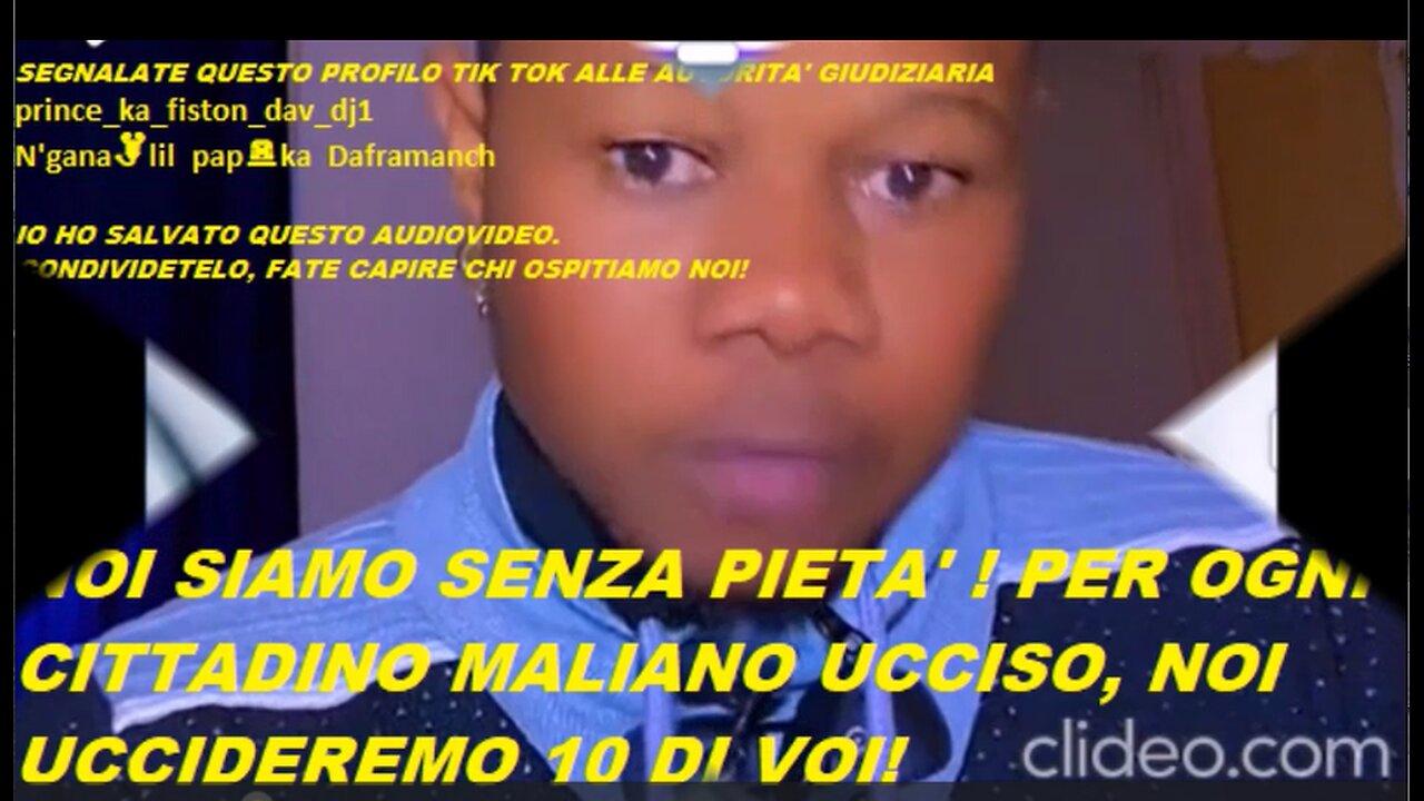 CITTADINO DEL MALI, OSPITATO IN ITALIA CHIEDE DI UCCIDERE GLI ITALIANI