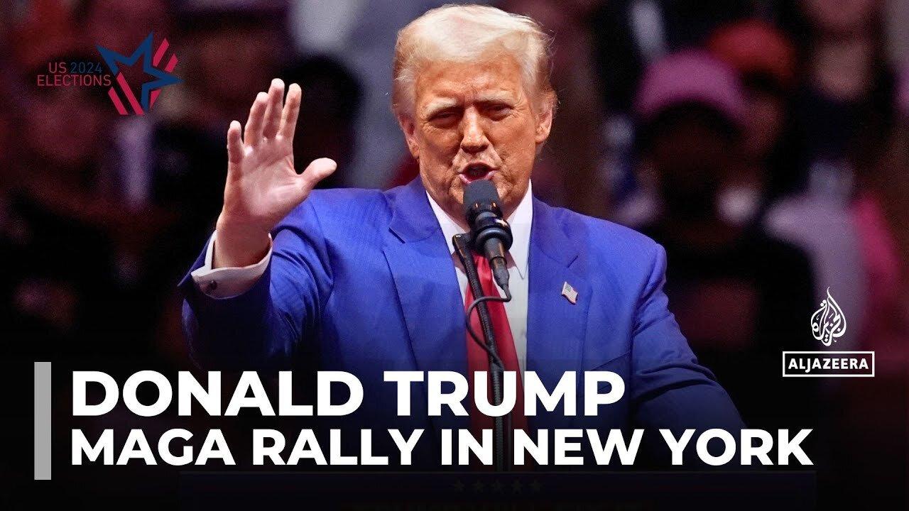 Trump attacks Harris at mega-rally at New York's Madison Square Garden