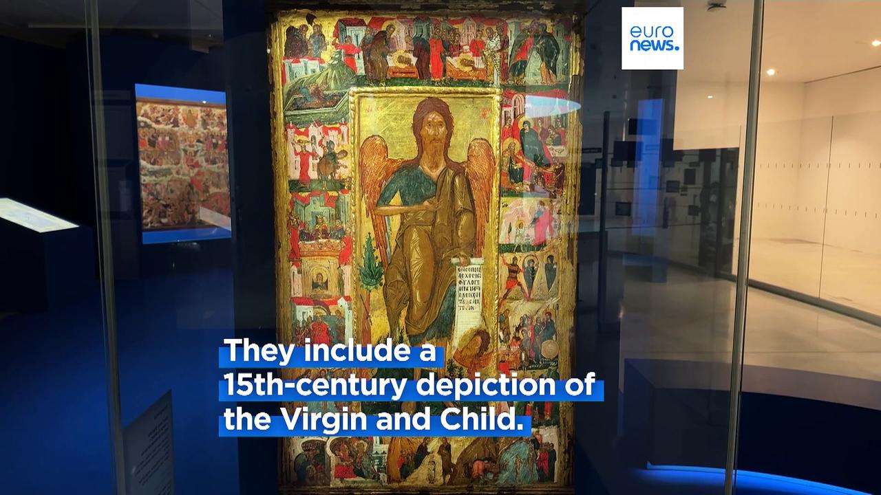 New rare icons evacuated from Ukraine displayed for the first time in France