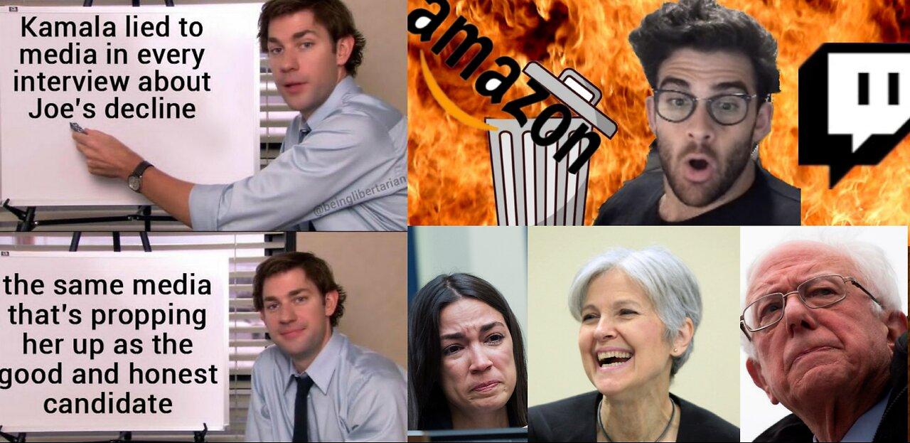 Did Hasan Piker Destroy Amazon/Twitch, AOC & Bernie Fear Jill Stein, Jeremy Loffredo Joins