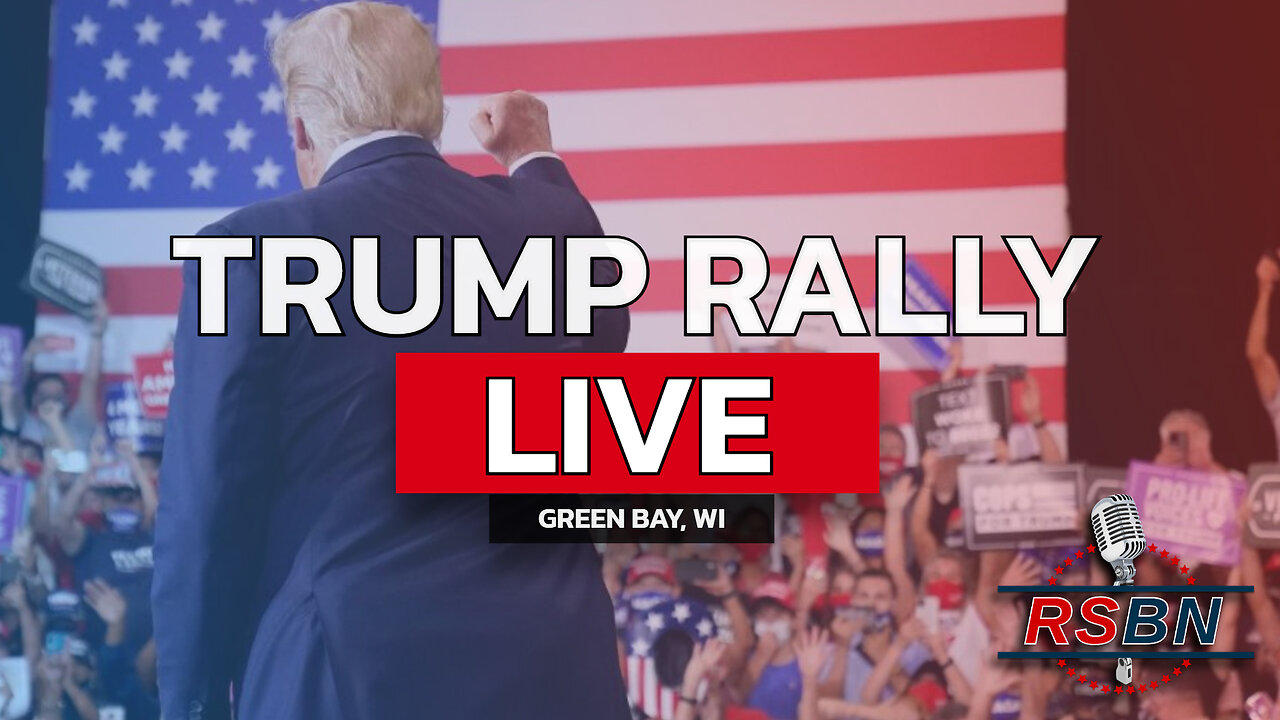 LIVE: President Trump Holds a Rally in Green Bay, WI - 10/30/24