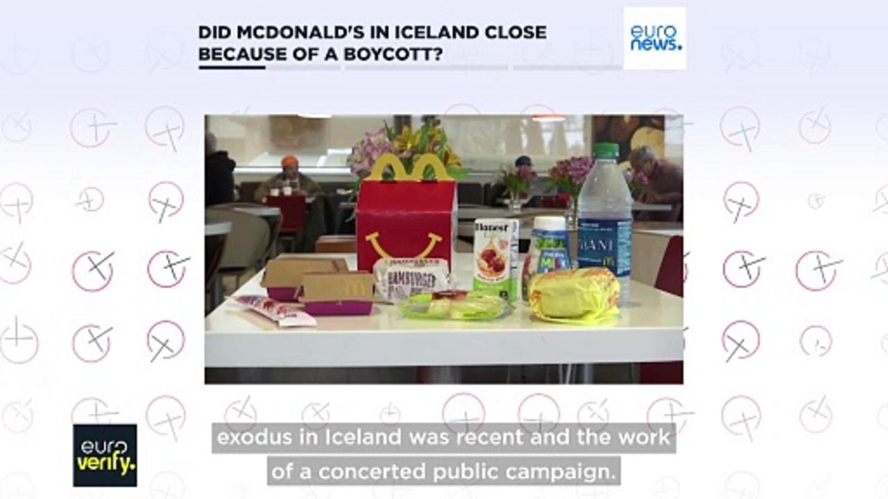 Did McDonald's in Iceland close because of a boycott?