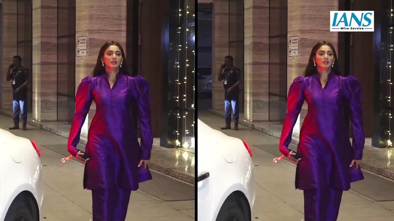 Sana Makbul's Chic Purple Look Steals the Show at Arjun Bijlani's Birthday