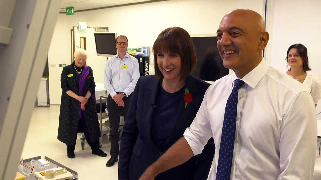 Rachel Reeves congratulated on Budget during hospital visit