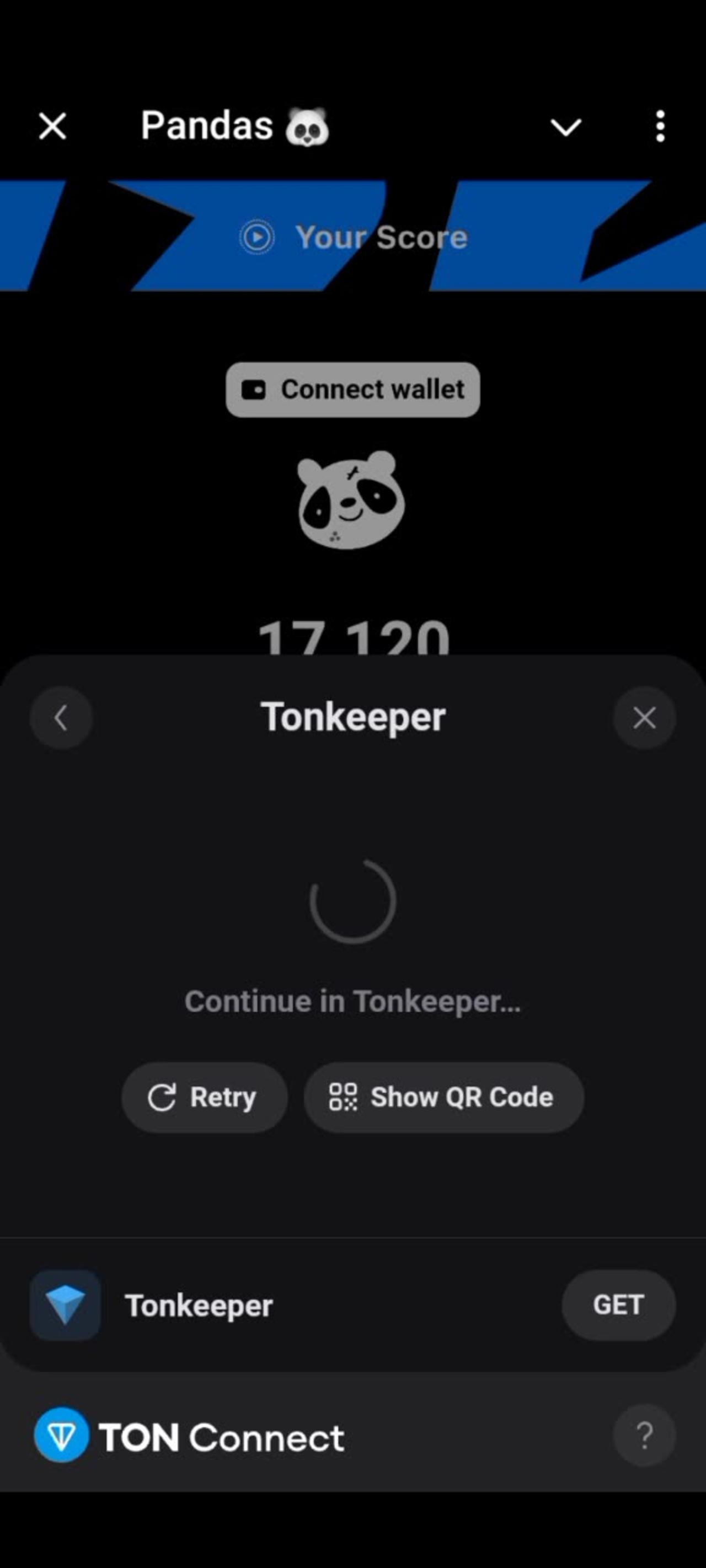 Pandas Airdrop | How To Connect Your TonKeeper Wallet