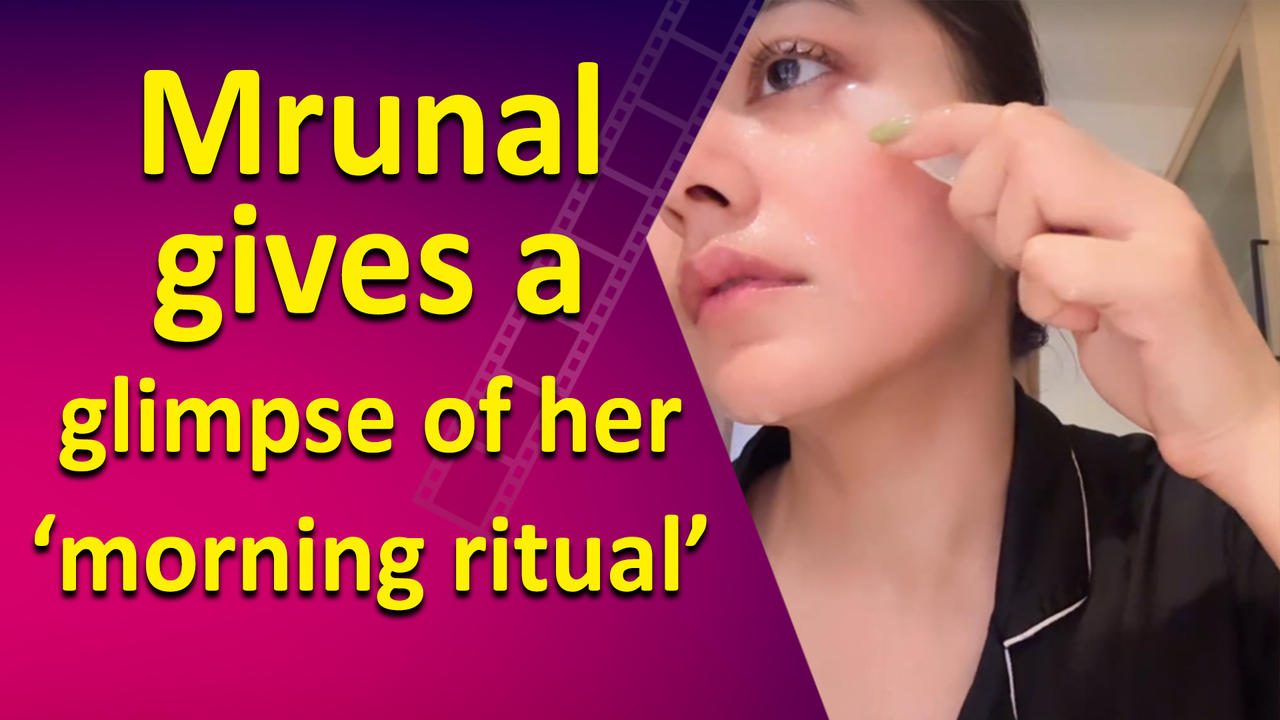 Mrunal Thakur gives a glimpse of her ‘morning ritual’