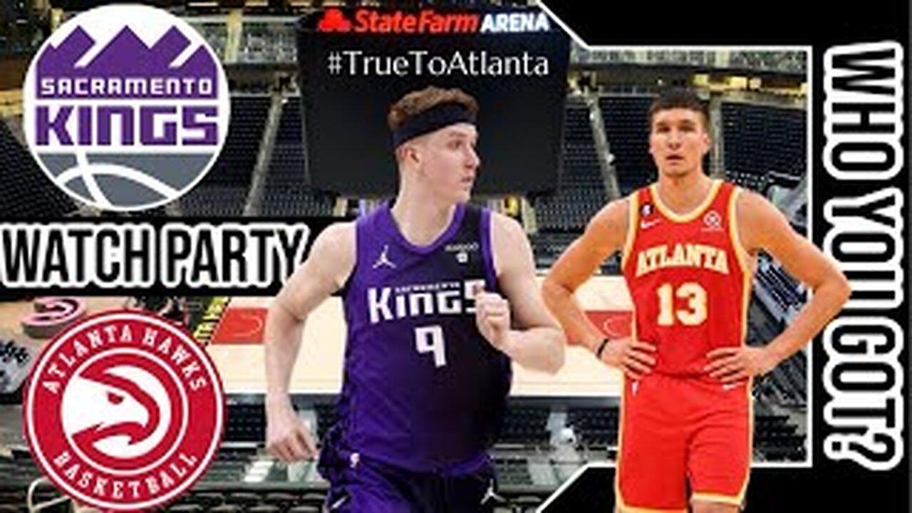 Sacramento Kings vs Atlanta Hawks | Live Play by Play & Watch Party Stream | NBA 2024 Game 🏀🔥