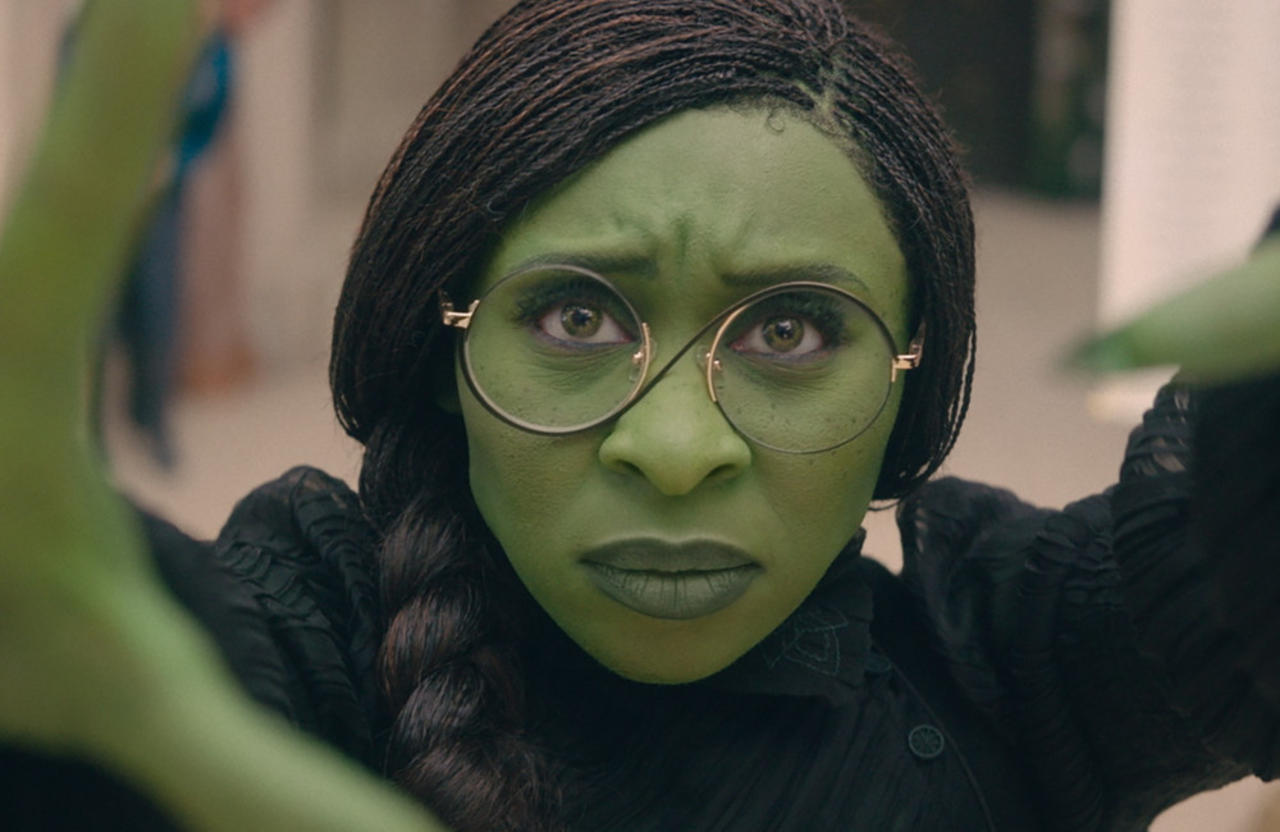 Cynthia Erivo felt comfortable going green for 'Wicked'