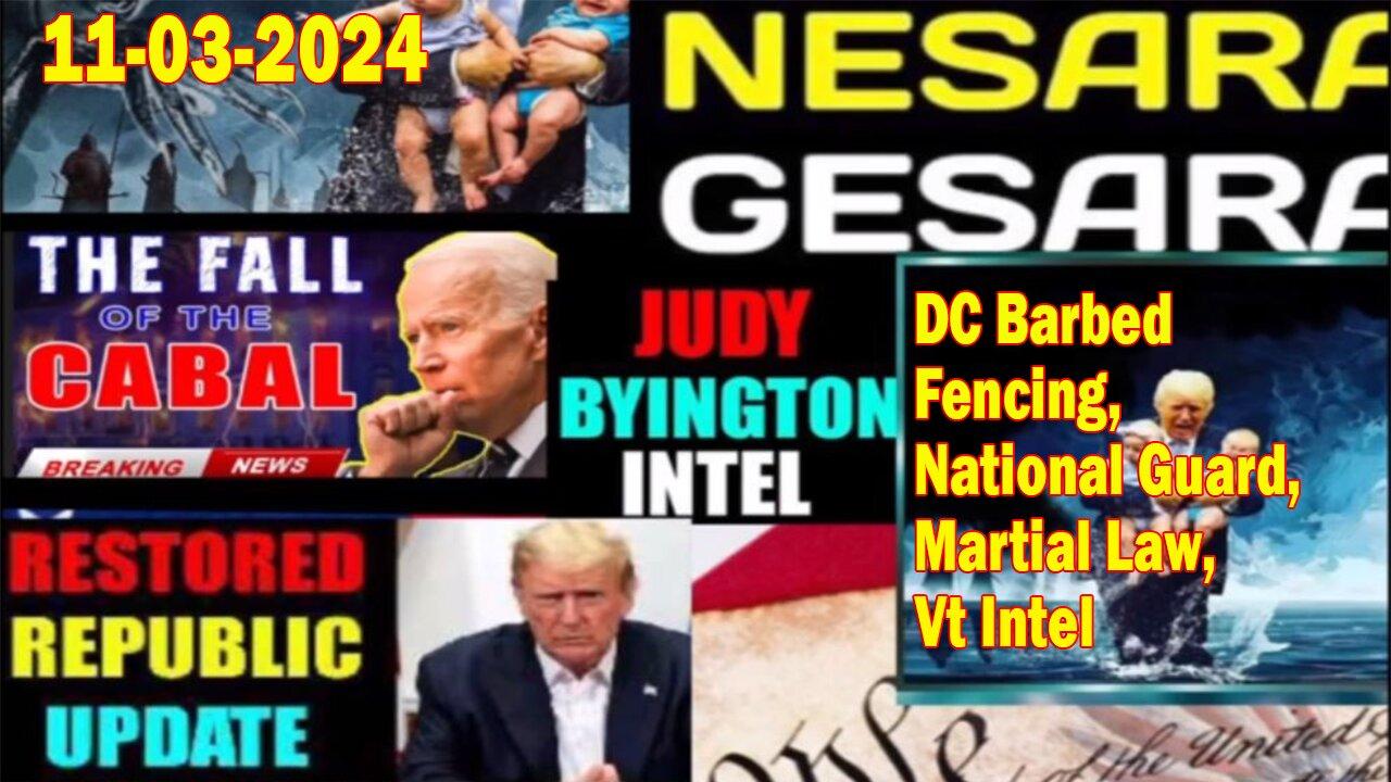 Judy Byington. Benjamin Fulford ~ Situation Update Nov 3 ~ DC Barbed Fencing, National Guard, Martial Law - Restored Republic vi