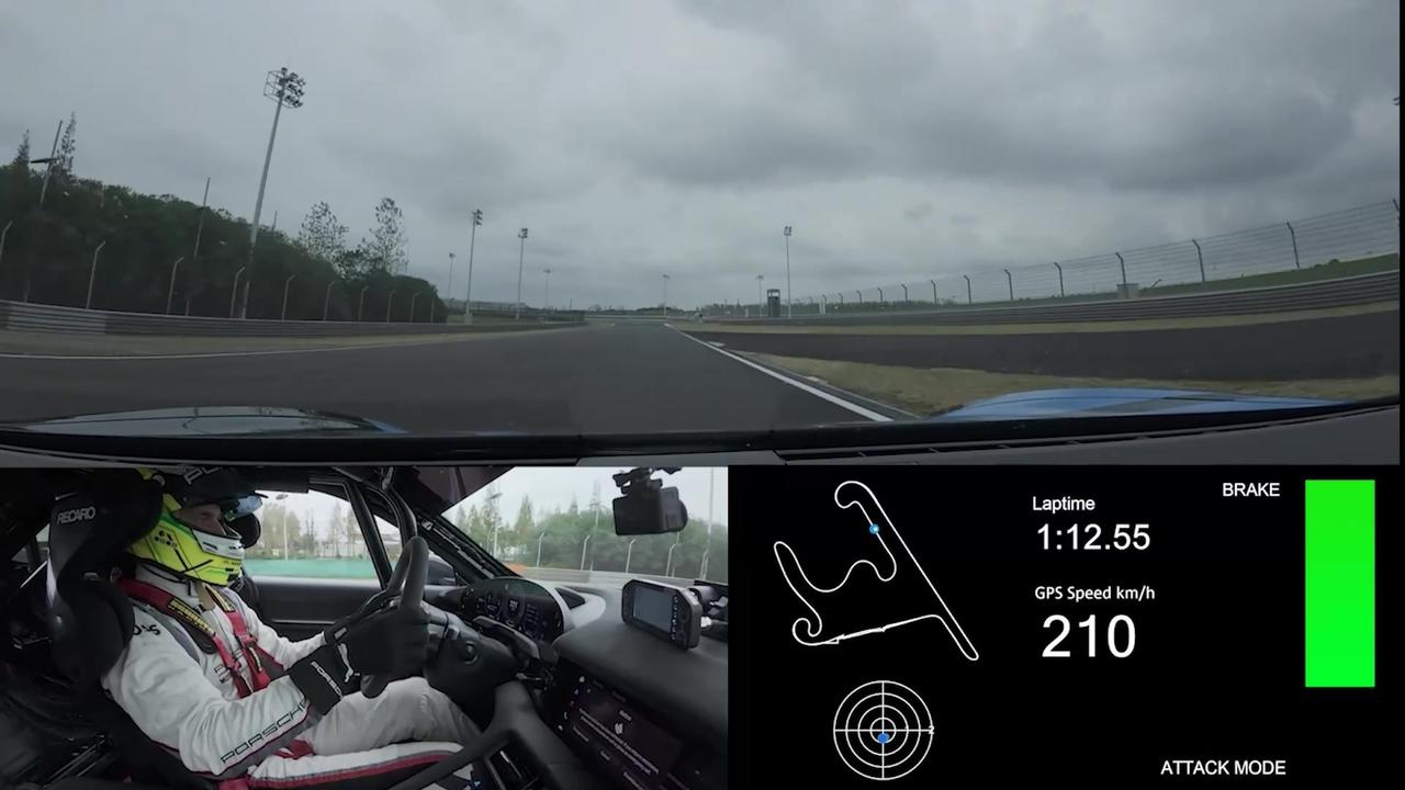 Porsche Taycan Turbo GT Record Lap Shanghai International Circuit