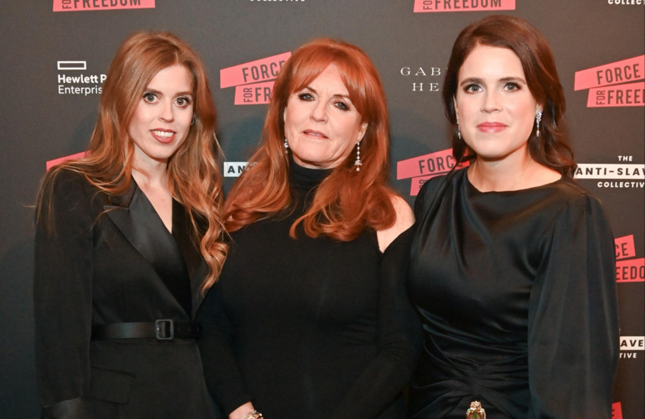 Sarah, Duchess of York and her daughters Princesses Beatrice and Eugenie call themselves 'the tripod'