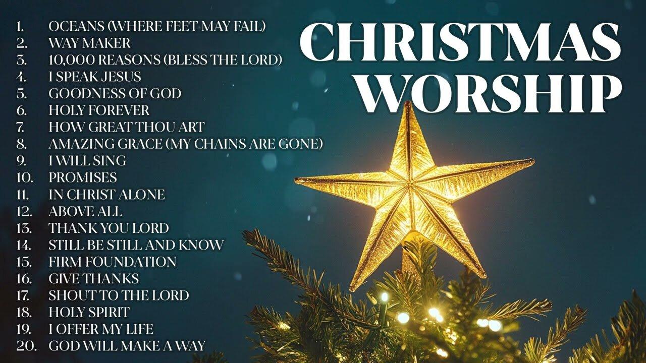 NonStop Christian Music for Christmas Playlist 2024 🎄 Praise Worship Songs for the Christmas Season