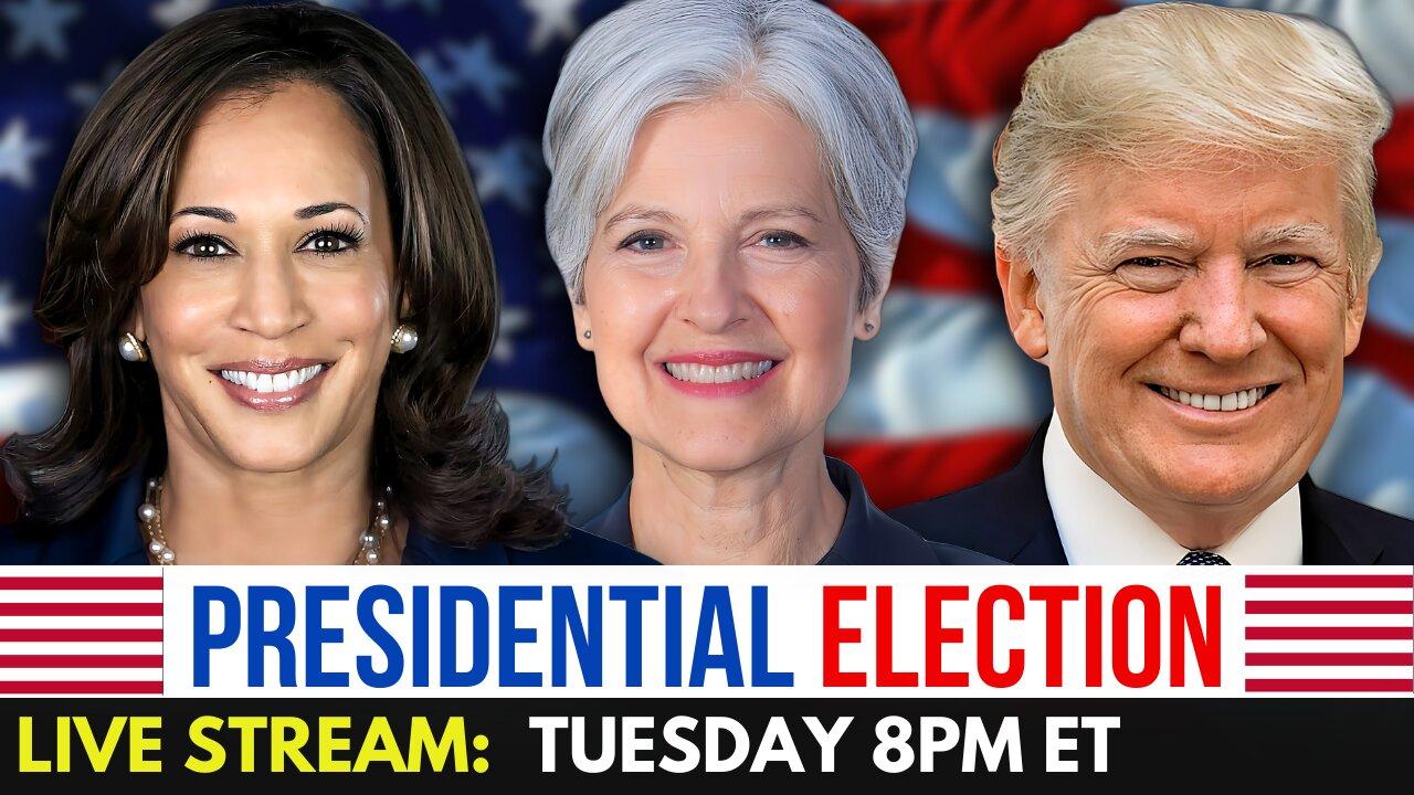 LIVE 2024 ELECTION RESULTS: TRUMP, HARRIS, STEIN AND MORE!