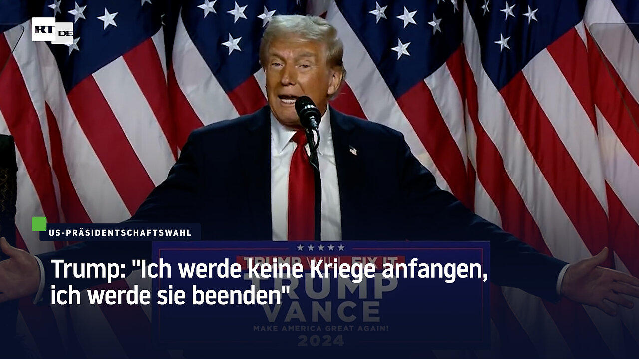 Trump verspricht nach Wahlsieg: Das wird das Goldene Zeitalter Amerikas