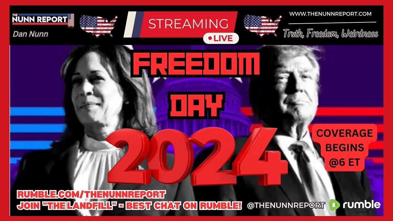 LIVE! Election Coverage – Freedom Day 2024! | Join “The Landfill” – Best Chat on Rumble!