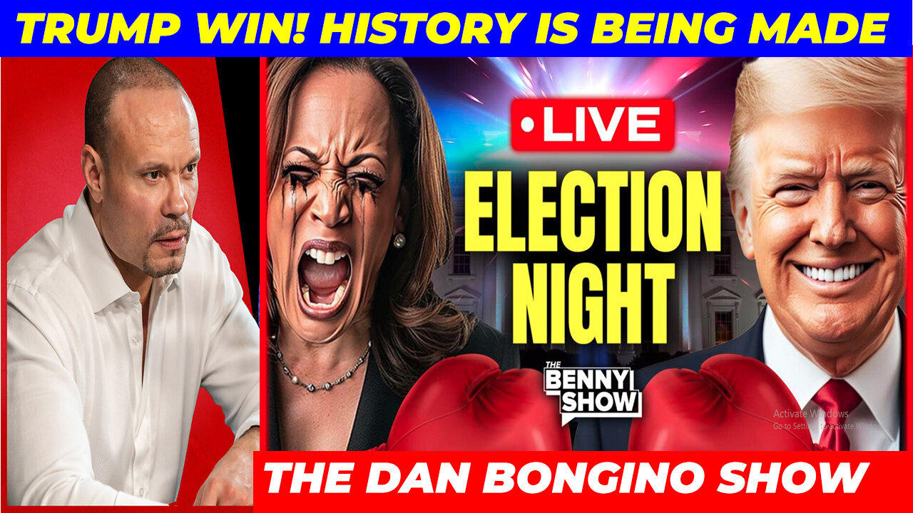 The Dan Bongino Show 11.06 💥 TRUMP WIN! HISTORY IS BEING MADE 💥 Steven Crowder 💥 PHIL GODLEWSKI