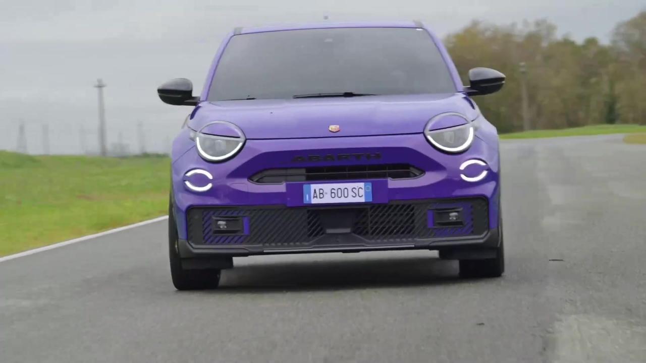 The new Abarth 600e Scorpionissima Driving Video