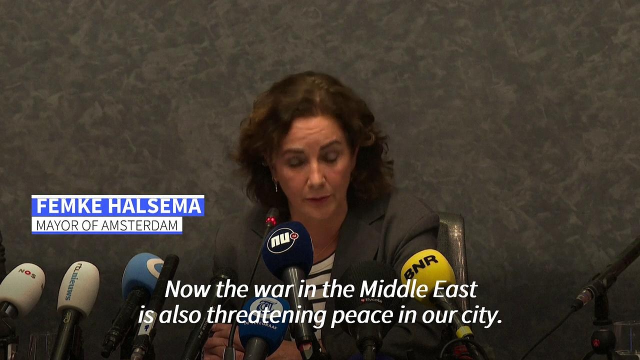 Amsterdam violence an 'explosion' of anti-Semitism, says city's mayor