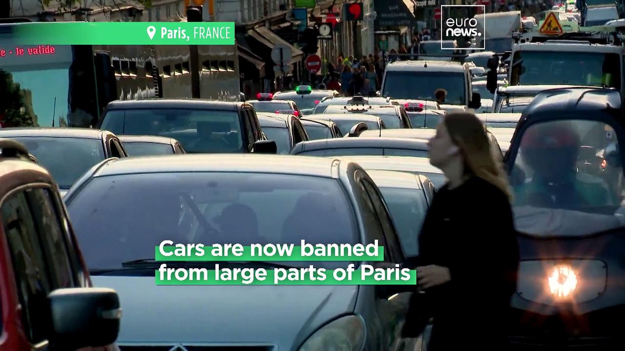 Paris follows major European cities with introduction of car-free zones - and residents don't notice