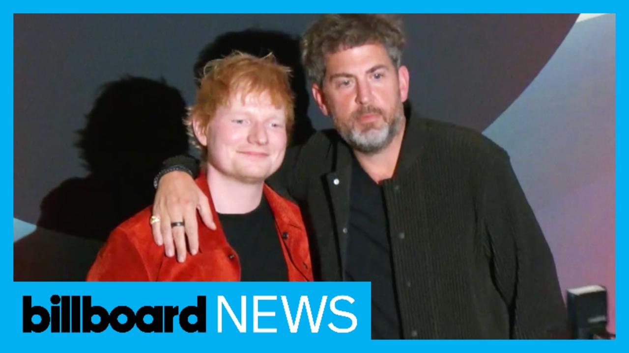 Ed Sheeran Pays Tribute To Music Exec, Max Lousda | Billboard News