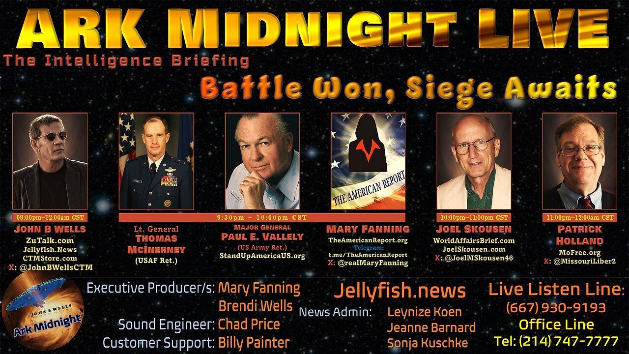 The Intelligence Briefing /Battle Won, Siege Awaits - John B Wells LIVE