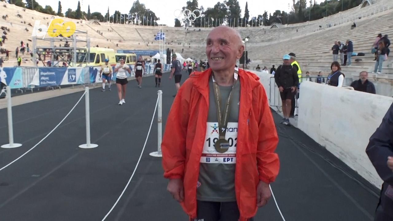 This 88-Year-Old Greek Man Just Ran a Marathon