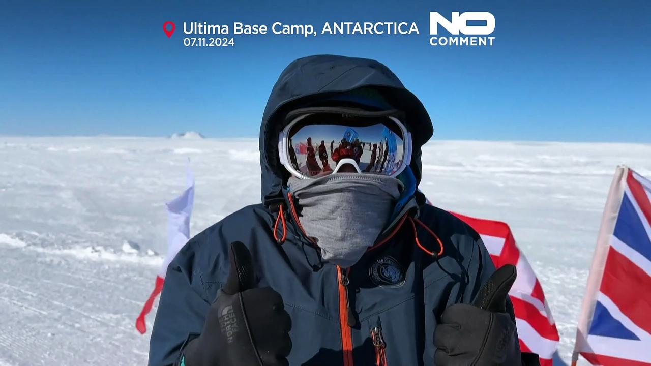 World record set at extreme Antarctica Ice Ultra race