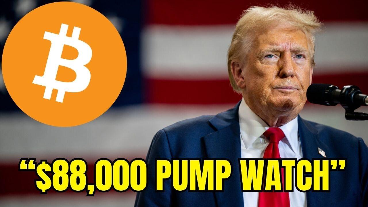 Bitcoin $88,000 LIVE Trump Pump Watch