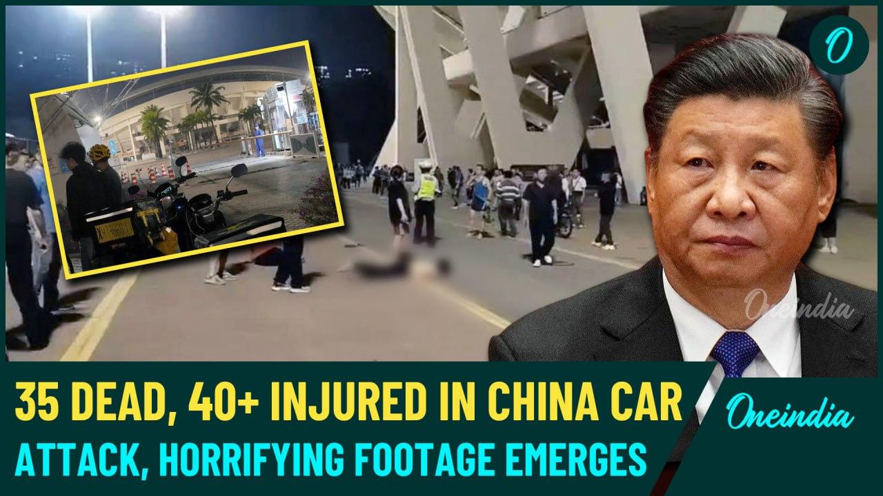 SHOCKING! Car Ploughs Through Pedestrians in China; 35 Dead| Videos Show Victims Lying Motionless