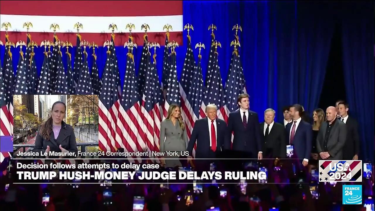 Trump hush money judge delays ruling on immunity following election win