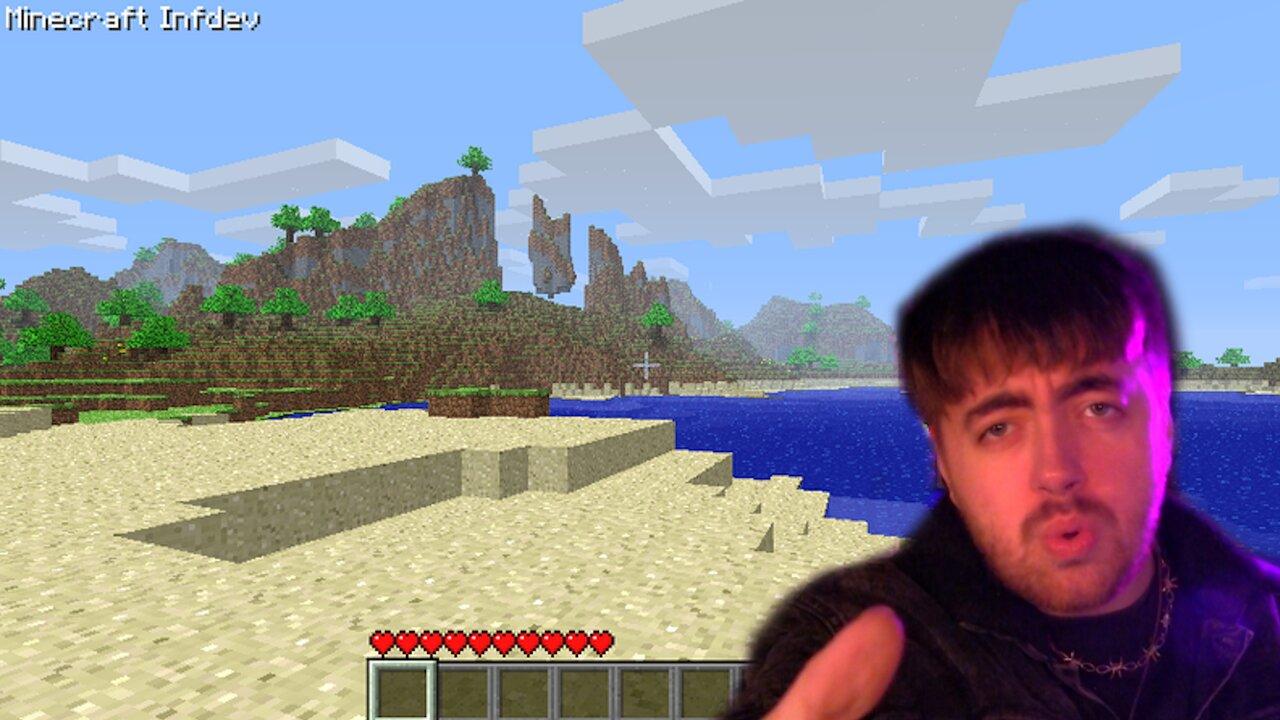 playing minecraft infdev