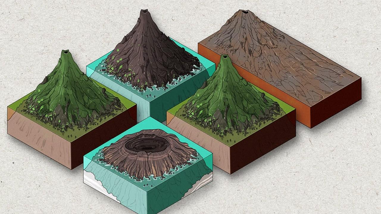 Types of volcanic eruptions