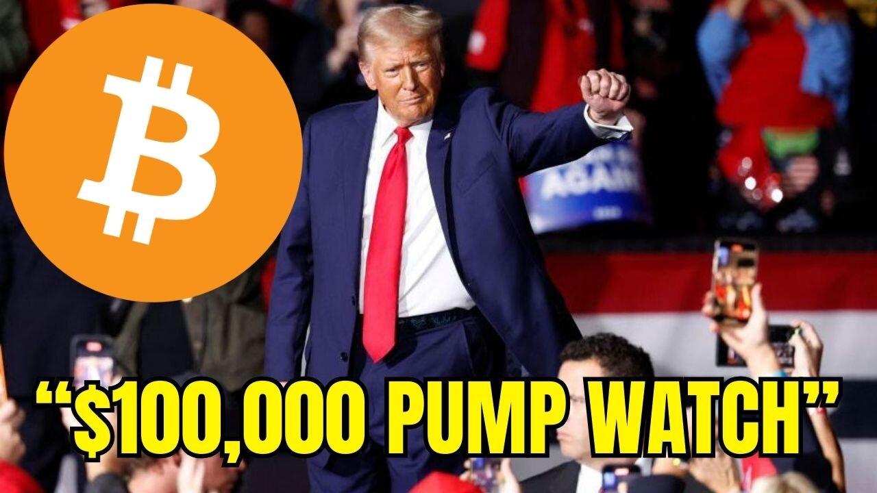 Bitcoin $100,000 LIVE Trump Pump Watch