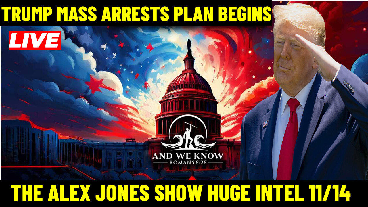 THE ALEX JONES SHOW HUGE INTEL 11/13/2024 💥 TRUMP MASS ARRESTS PLAN BEGINS 💥 THE DAN BONGINO SHOW