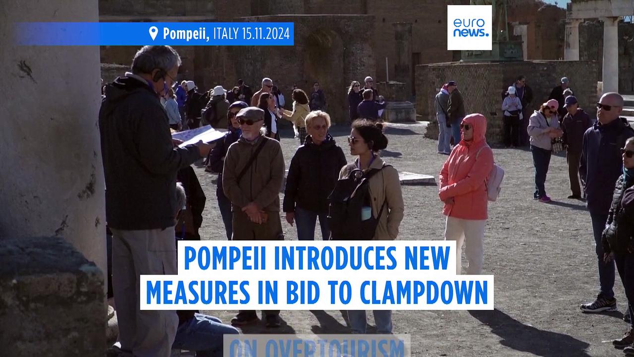 Pompeii launches personalised tickets and entry limits in bid to combat overtourism