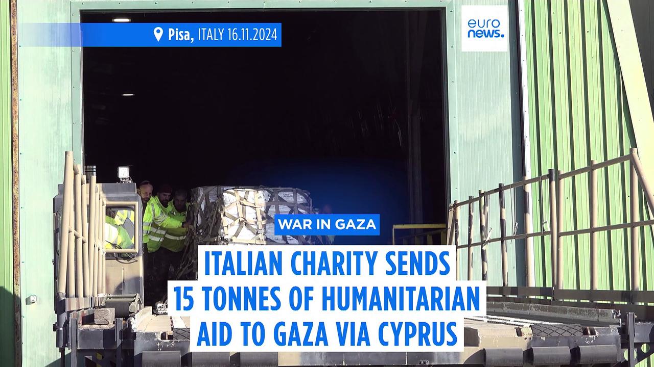 Italian charity sends 15 tonnes of humanitarian aid to Gaza via Cyprus