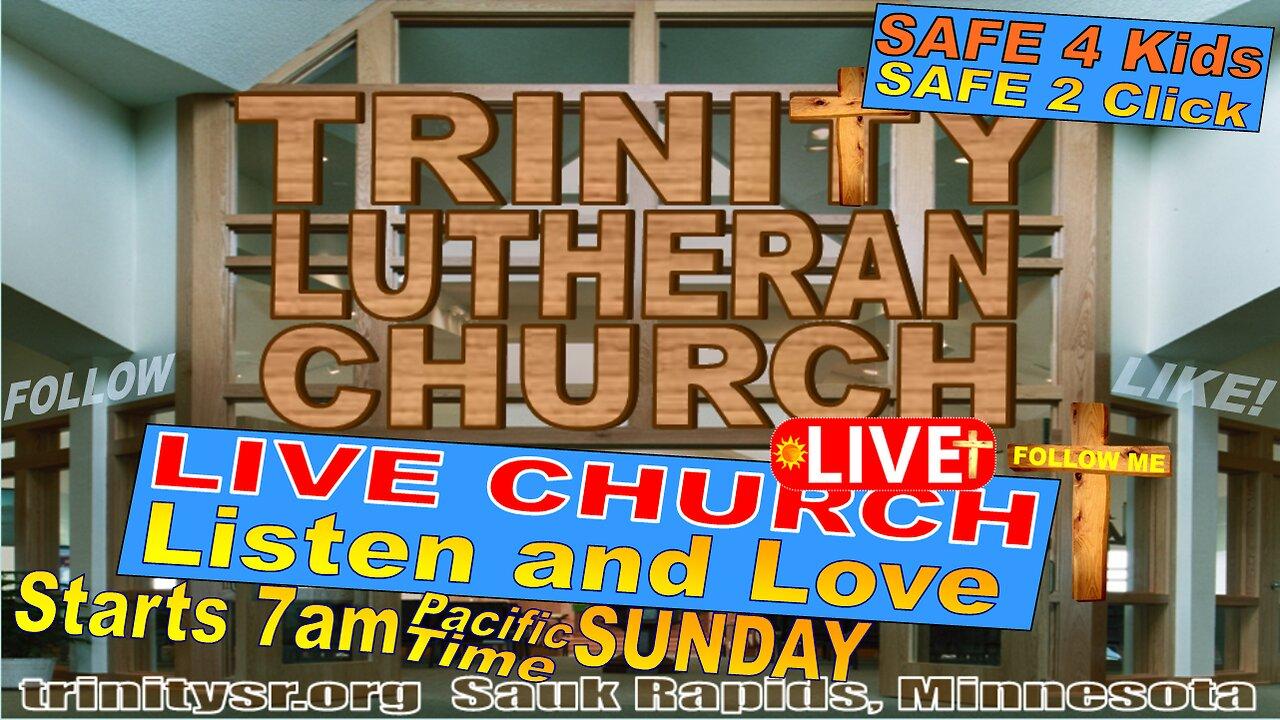 20241117 Nov 17th LIVE STREAM Church Service Trinity Lutheran Sauk Rapids MN